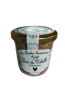 CONFIT DE FOIE DE VOLAILLE A L'ARMAGNAC - 90GRS